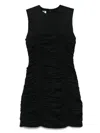 Moschino Knee Length Dress Sleeveless Design In Black