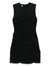 Moschino Knee Length Dress Sleeveless Design In Black