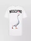 Moschino Classic Cotton T-shirts And Polos Collection In White