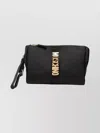 Moschino Durable Nylon Clutch Detachable Strap