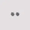 Moschino Chic Metallic Earrings