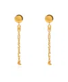 Moschino Earrings With Pendant In Gold