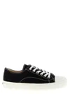 Moschino Sneakers In Canvas Edge In Black
