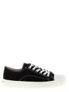 Moschino Sneakers In Canvas Edge In Black