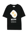 Moschino Egg-print T-shirt In Black
