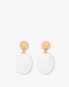 Moschino Eggs Pendant Earrings In Metallic