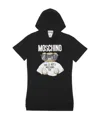 Moschino Elastic Knitted Dress In Black