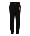 Moschino Elastic Waist Casual Pants In Black