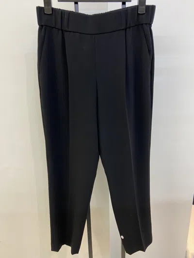 Moschino Elastic Waist Casual Pants In Black