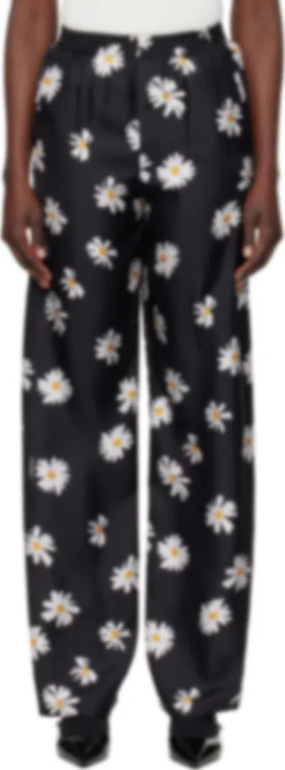 MOSCHINO ELASTIC WAIST CASUAL PANTS