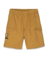 Moschino Teddy Bear-patch Cargo Shorts In Brown