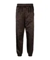 Moschino Elastic Waist Sweatpants In Black