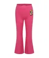 Moschino Elastic Waist Sweatpants In Pink
