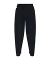 Moschino Elastic Waist Track Pants In Black