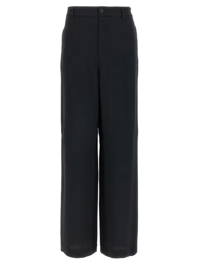 Moschino Acetate Pants In Black