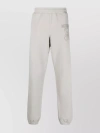 MOSCHINO ELASTICATED ANKLE STRAIGHT FIT TROUSERS