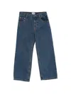 Moschino Elasticated Denim Jeans In Blue