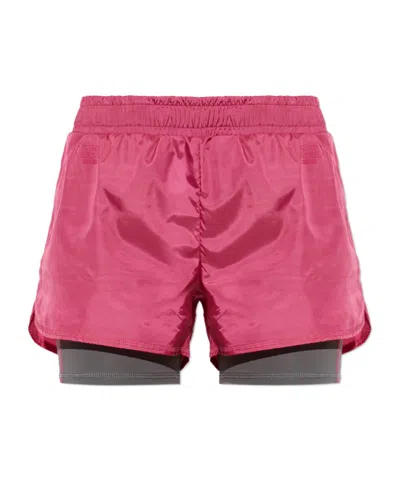 Moschino Elastic-waist Shorts In Pink