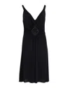 Moschino Embellished Cocktail Dress In Black Acetate In Black