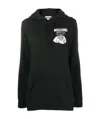 Moschino Emblem Printed Sweater In Black