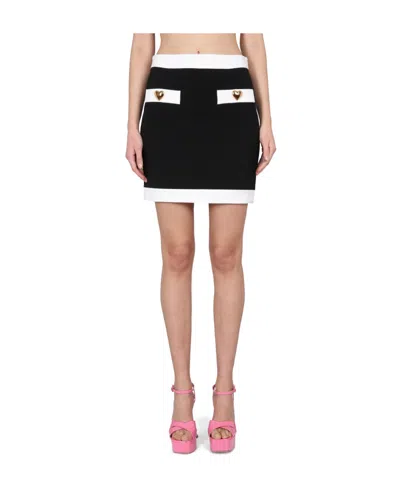 MOSCHINO EMBLEM SKIRT