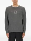 Moschino Wool And Cashmere Pullover In Gray