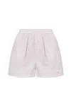 Moschino Goose-embroidered Shorts In Pink
