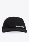 Moschino Couture Baseball Cap In Black