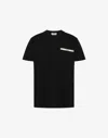 Moschino Embroidered Organic Cotton Jersey T-shirt In Black