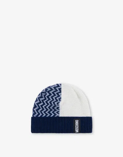 Moschino Cappello Patchowrk Ricamato