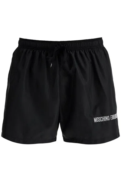 MOSCHINO EMBROIDERED SEA BOXER SHORTS