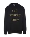 Moschino Couture Guilt Without Guilt Sweatshirt In Black