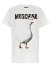 Moschino Classic Cotton T-shirts And Polos Collection In White