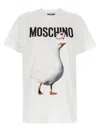 Moschino Classic Cotton T-shirts And Polos Collection In White