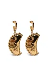 Moschino Empanada-pendant Earrings In Pattern