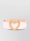 Moschino Engraved Buckle Rectangular Strap