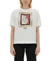 Moschino Enver Satin Blouse Still Life With Heart