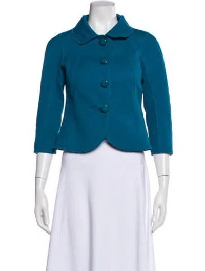 Pre-owned Moschino Evening Jacket In Blue