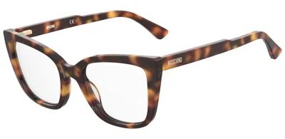 Moschino Eyeglasses In Havana 2