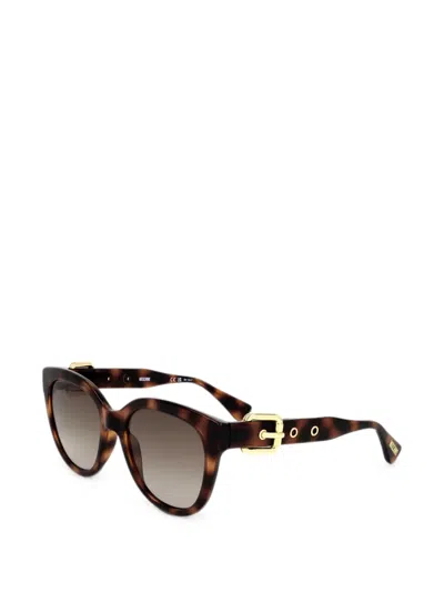 Moschino Eyewear 54mm Havana Sunglasses In Brown