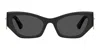 MOSCHINO EYEWEAR MOSCHINO EYEWEAR CAT EYE FRAME SUNGLASSES