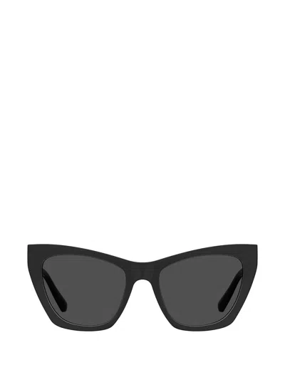 Moschino Eyewear Cat-eye Frame Sunglasses In Black