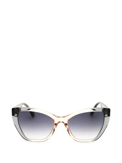 Moschino Eyewear Cat-eye Frame Sunglasses In Grey