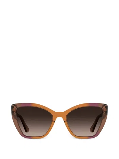 Moschino Eyewear Cat-eye Frame Sunglasses In Multi