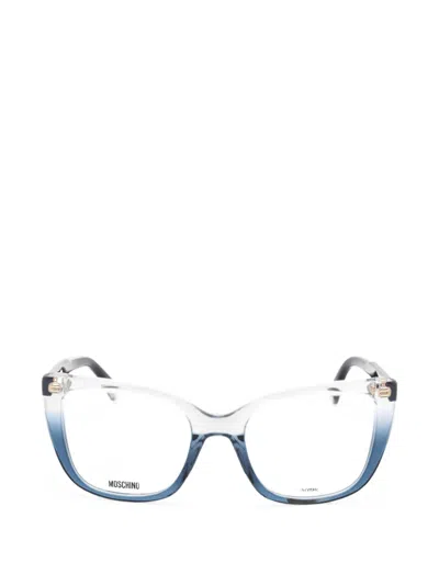 Moschino Eyewear Cat-eye Glasses In Brown