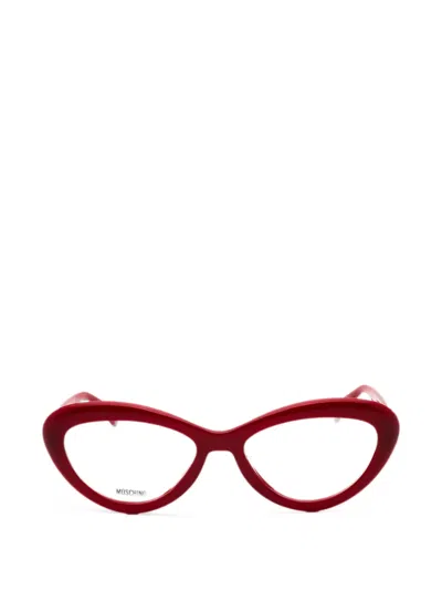 Moschino Eyewear Cat-eye-frame Glasses In Red