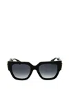 EMBELLISHED RECTANGLE-FRAME SUNGLASSES