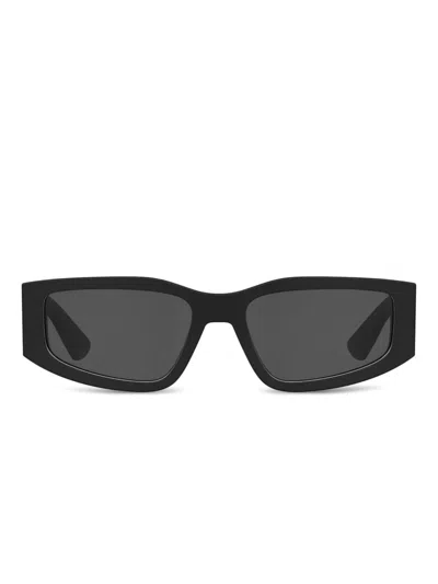 Moschino Eyewear Logo-plaque Rectangle Sunglasses