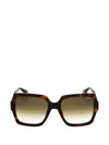 OVERSIZED SQUARE-FRAME SUNGLASSES