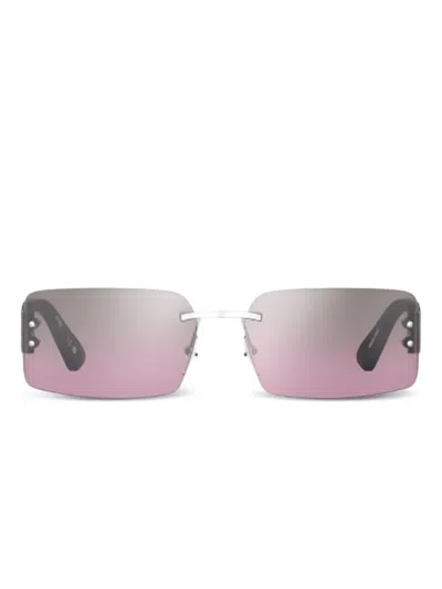 Moschino Eyewear Palladium Logo Sunglasses